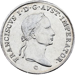 Franz I. (II.), 20 kreuzerů 1832, C, Praha