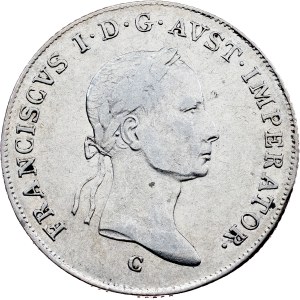 František I. (II.), 20 kreuzerů 1833, C, Praha