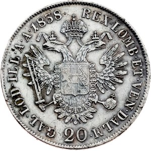 Ferdinand V., 20 Kreuzer 1838, A, Vienna