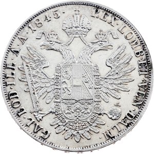 Ferdinand V., 1 Thaler 1845, A, Vienna