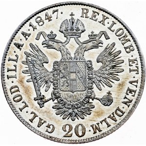 Ferdinand V., 20 Kreuzer 1847, C, Prague