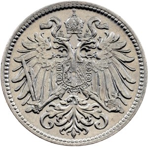 František Josef I., 10 hellerů 1909, Vídeň