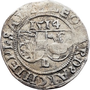 Salcburské arcibiskupství, 4 kreuzery / batzeny, 1514, Salcburk