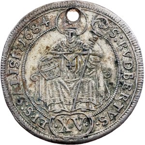 Salcburské arcibiskupství, 15 kreuzerů, 1684, Salcburk