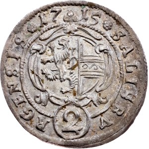 Salcburské arcibiskupství, 2 kreuzery, 1715, Salcburk