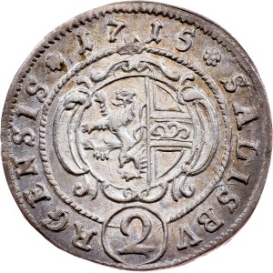 Salcburské arcibiskupství, 2 kreuzery, 1715, Salcburk