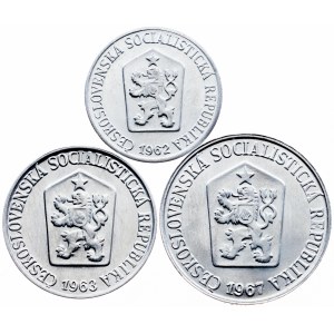 Československo, 1, 3, 5 haléřů 1962–1967, Kremnitz