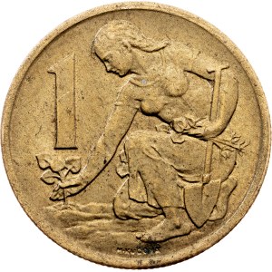 Československo, 1 koruna, 1970, Kremnitz