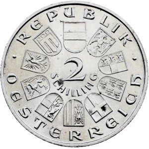 Austria, 2 Schilling 1932, Vienna