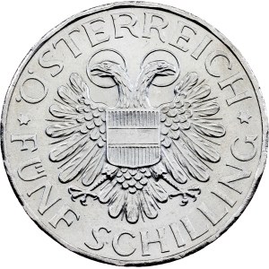 Austria, 5 Schilling 1936, Vienna