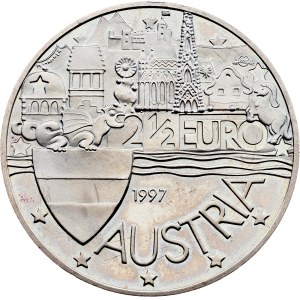 Rakousko, 2,5 eura, 1997