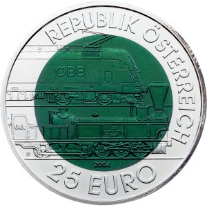 Rakousko, 25 eur, 2004, Vídeň