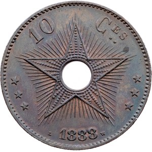 Belgian Congo, 10 Centimes 1888