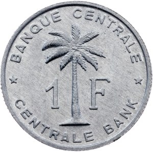 Belgian Congo and Ruanda-Urundi, 1 Franc 1959, Brussels