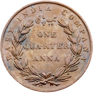 Východoindická společnost, 1/4 anny, 1835, Bombaj