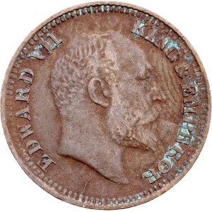 Britská Indie, 1/2 pice, 1906, Kalkata