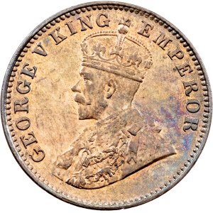 Britská Indie, 1/4 anny 1917, Kalkata
