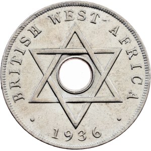 Britská západní Afrika, 1 penny, 1936, KN, Kings Norton