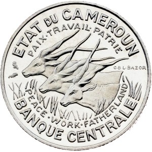 Cameroon, 100 Francs CFA 1966, Paris - ESSAI