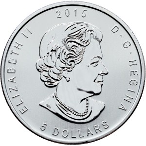 Kanada, 5 dolarů, 2015, Ottawa