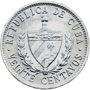 Cuba, 20 Centavos 1969, Kremnitz