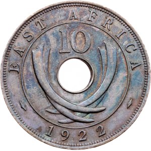 Východní Afrika, 10 centů, 1922, Londýn