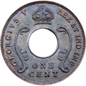 East Africa, 1 Cent 1923, London
