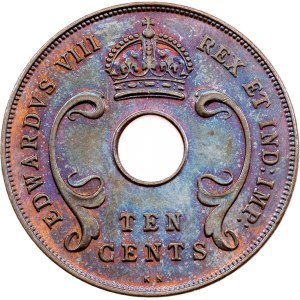 Východní Afrika, 10 centů, 1936, KN, Kings Norton