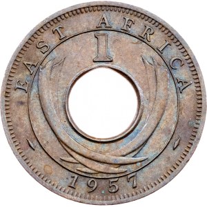 Východní Afrika, 1 cent, 1957, H, Heaton