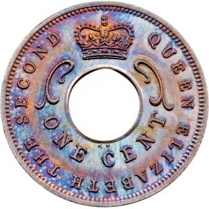 Východní Afrika, 1 cent, 1959, KN, Kings Norton