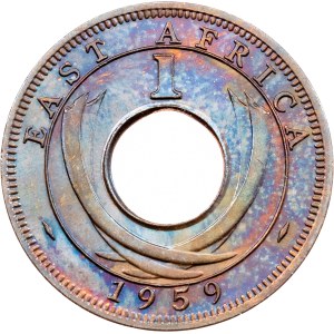 Východní Afrika, 1 cent, 1959, KN, Kings Norton