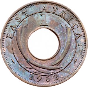 East Africa, 1 Cent 1962, H, Heaton