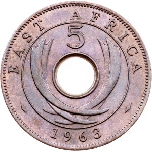 East Africa, 5 Cents 1963, London