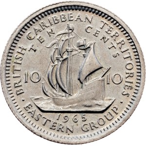 Eastern Caribbean States, 10 Cents 1965, London