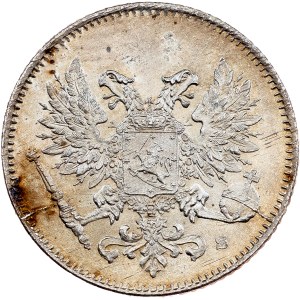 Wielkie Księstwo Finlandii, 25 pensów, 1917 r., S, Helsinki