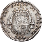 France, States of Brittany Token 1734, Rennes
