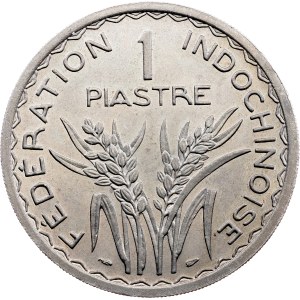 French Indochina, 1 Piastre 1947, Paris