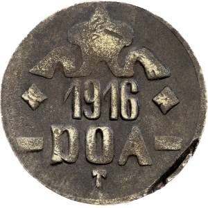 German East Africa, 20 Heller 1916, T, Tabora