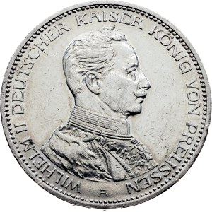 Pruské království, 3 marky, 1914, A, Berlín