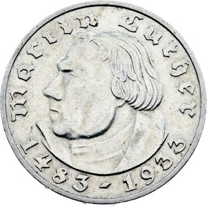 Německo, 2 říšské marky, 1933, D, Mnichov