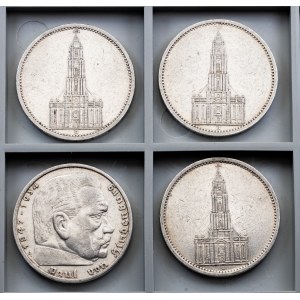 Germany, 4 x 5 Reichsmark 1935, A, Berlin