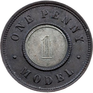 Great Britain, 1 Penny Model ND (1844), Birmingham