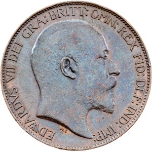 Velká Británie, 1/2 penny, 1908, Londýn