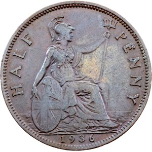 Great Britain, 1/2 Penny 1936, London