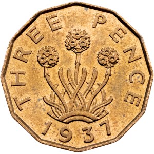 Great Britain, 3 Pence 1937, London