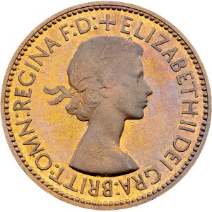 Velká Británie, 1/2 penny, 1953, Londýn