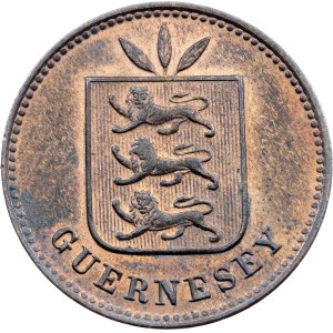 Guernsey, 4 Doubles 1902, H, Heaton