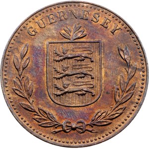 Guernsey, 8 Doubles 1918, H, Heaton