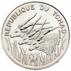 Chad, 100 Francs CFA 1975, Paris - ESSAI
