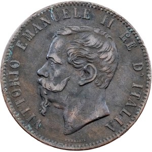 Itálie, 10 centesimi 1867, N, Neapol